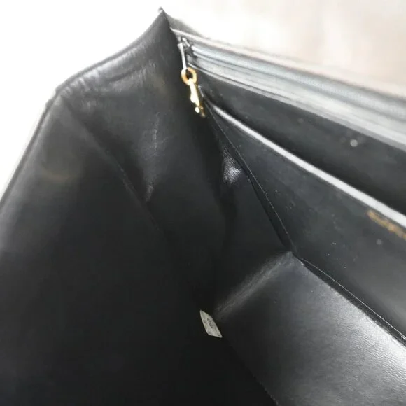 CHANEL CC Matelasse 30 Chain Shoulder Bag Leather Black - Picture 9 of 14